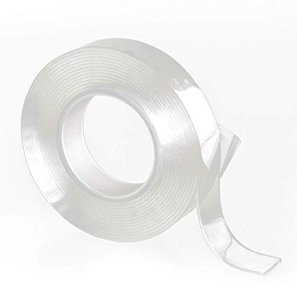 RGEEK 10Ft Reusable Washable Multi-Function Nano Double-Sided Tape, Reusable Transparent Tape Rolls for Indoor and Outdoor