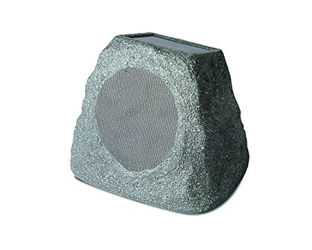 ION Audio Solar Stone | Wireless Solar-Rechargeable Garden Speaker (Single)