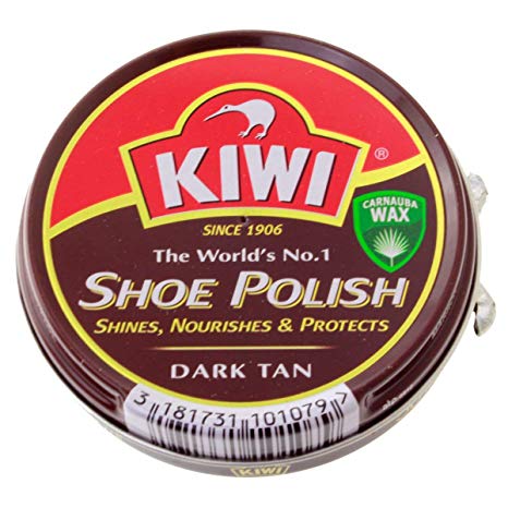 Kiwi Express Cream Shoe Polish Dark Tan OSC Kiwi 50 ml