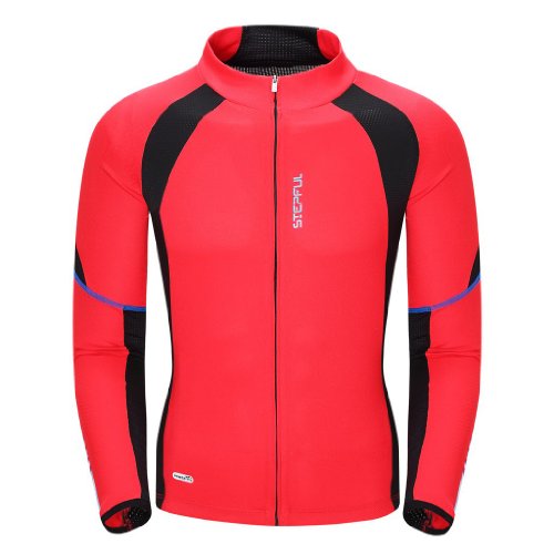 BikeAnything Mens Outdoor Long Sleeve Cycling Bike Breatheable Jerseys Jackets