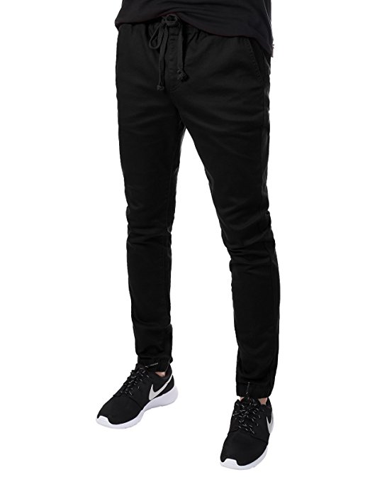 JD Apparel Men's Harem Twill Joggers Pants