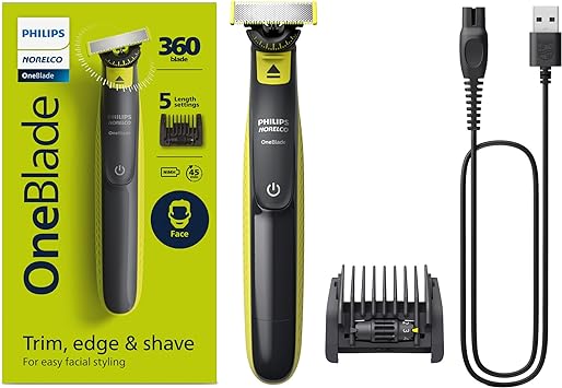 Philips Norelco OneBlade Hybrid Electric Trimmer and Shaver, FFP