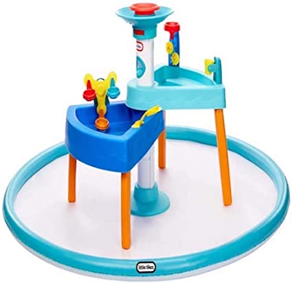 Little Tikes® 3-in-1 Splash 'n Grow Outdoor Water Play Table with Accessories and Splash Pad for Kids, Children, Boys & Girls 3  Years