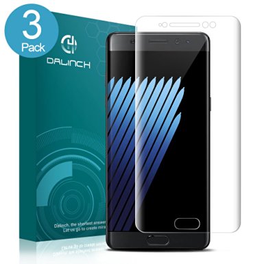 Galaxy Note 7 Screen Protector [Full Coverage] Dalinch [Case Friendly] [Curved Fit][High definition][Easy to install][Not Glass][TPU Film] Screen Protector for Samsung Galaxy Note 7 (3 Pack)