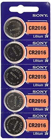 5x Sony CR2016 CR 2016 - 3V Lithium Button Cell Battery Batteries - NEW