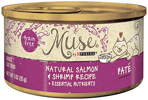 Muse by Purina Natural Grain Free Pate Wet Cat Food Pate - 24-3 oz. Cans