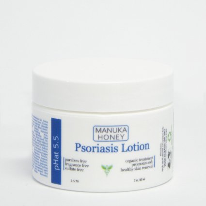 Psoriasis Treatment Cream by pHat55 (2oz) Cream Helps Symptoms Like Redness, Dry Patches, Plaque, Scales, Flakes