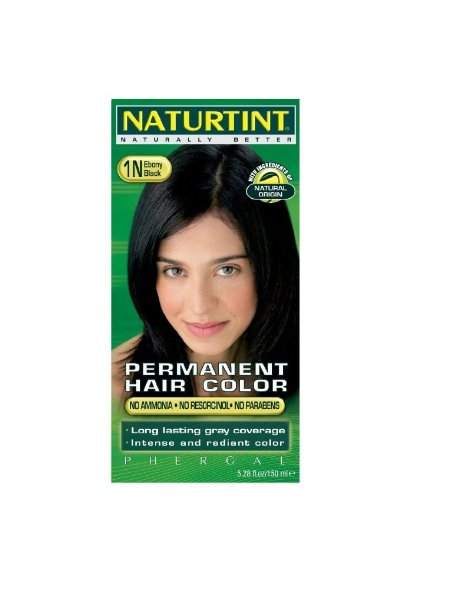 Naturtint Permanent Hair Color - 1N Ebony Black, 5.28 fl oz (6-pack)