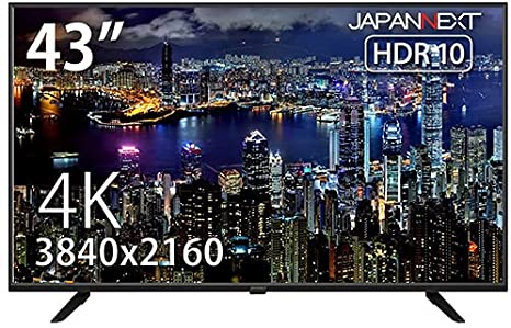 JAPANNEXT 43インチ 4K液晶モニター JN-VT4300UHDR HDR対応 VAパネル USB再生対応