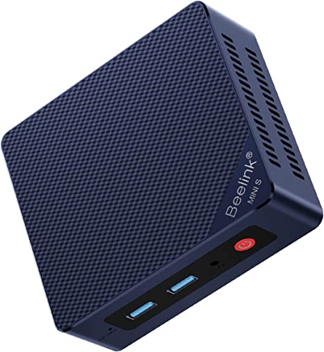 Beelink Mini PC, Mini S12 Intel 12th Gen 4-Core N95(up to 3.4GHz), Mini Computer 16GB DDR4 RAM 500GB SSD, Desktop PC Dual HDMI 4K UHD/Gigabit Ethernet/Dual WiFi5/BT4.2/Linux PC(Ubuntu)/HTPC/Family-NAS