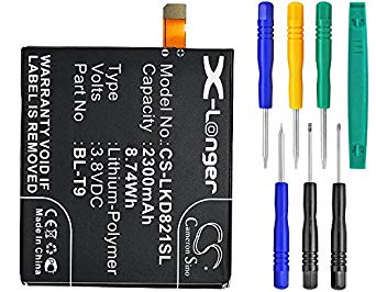 High Capacity Cameron Sino 2300mAh Li-Polymer Replacement Battery for Google Nexus 5, Nexus 5 32GB, Nexus 5 16GB, fits LG BL-T9, EAC62078701 with tools kit