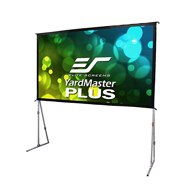 Elite Screens Yard Master Plus Series, 135-INCH, 16:9, 8K Ultra HD 3D Ready Indoor/Outdoor Portable Foldaway Home/Movie/Theater Projector Screen, Front Projection - OMS135H2PLUS, 2-YEAR WARRANTY