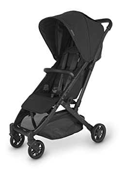 MINU V2 Stroller-Jake (Charcoal/Carbon/Black Leather)