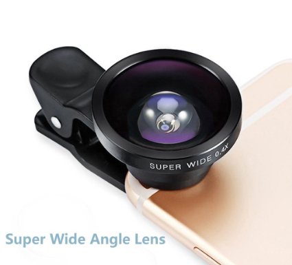iPhone Lens,Universal Super Wide Angle lens, Featured with Advanced Dedicated Optical Camera Lens, by GFKing®, for iPhone 6s plus/6s/6 plus/6/SE,Samsung GalaxyS6/S5,Mobile Phones