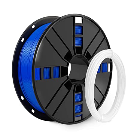 Blue PLA 3D Printer Filament 1.75mm, PLA Filament with 20g Cleaning Filament, Dimensional Accuracy  /- 0.02mm, 1kg Spool(2.2lbs), NovaMaker PLA Blue