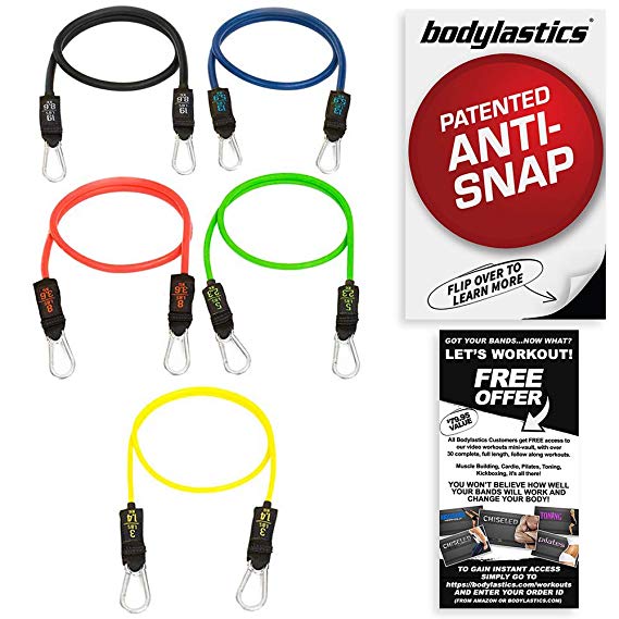 Bodylastics Bands Only Max Tension 5 Pack