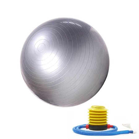 Leapair Exercise Yoga Ball Pilates Stability Balance with Air Pump, 25"