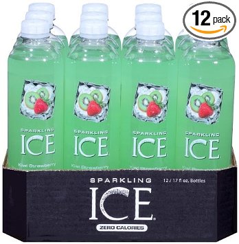 Sparkling Ice  Kiwi Strawberry, 17 Ounce Bottles (Pack of 12)
