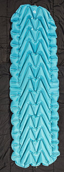 Compact Sleeping Pad With Dual Baffle System - Superior Insulation - Excellent For Hiking And Camping - Heavy Duty Durable Outer Skin