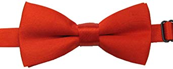 EachWell Solid Color Rayon Boys Kids Adjustable Bow tie Holiday Party Dress up