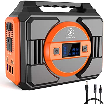 FLYLINKTECH 300W Portable Power Station, 75000mAh 277.5Wh Solar Generator for Home Use CPAP Outdoor Camping, Emergency Backup Lithium Battery Power Supply with 2 AC Outlets 2 DC 4 USB Ports