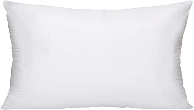 MoonRest 13x21 Inch Synthetic Down Alternative Lumbar Pillow Insert Form Stuffer for Sofa Shams, Decorative Throw Pillow, Cushion and Bed Pillow Stuffing - Hypoallergenic 13“X 21”