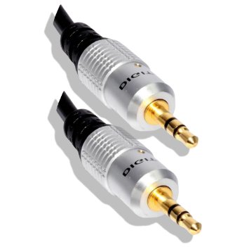 Cable Mountain 5m Gold Plated 35mm Stereo Jack to Jack Cable