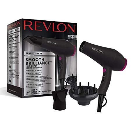 Revlon Perfect Heat 2000W Smooth Brilliance AC Motor Hair Dryer