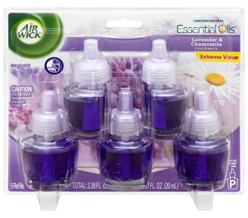 Air Wick Lavender and Chamomile  Essential Oils, 5 Refill