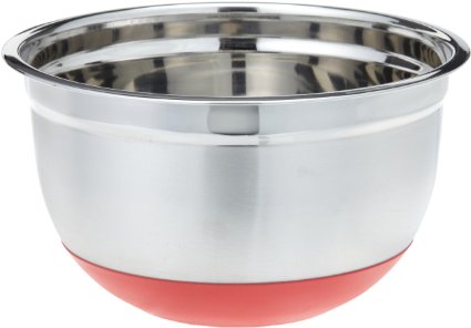 ExcelSteel 298 5-Quart Stainless Steel Non Skid Base Mixing Bowl