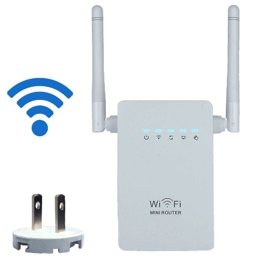 VICTONY 4-in-1 Wireless-N Mini AP/Repeater/Router/WISP,Speed up to 2.4Ghz 300Mbps,Universal Compatibility