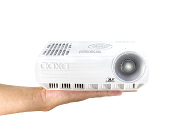 AAXA M4 Mobile LED Projector with 90 Minute Battery Life WXGA 1280x800 Resolution 800 Lumens DTV Onboard 20000 Hour LED