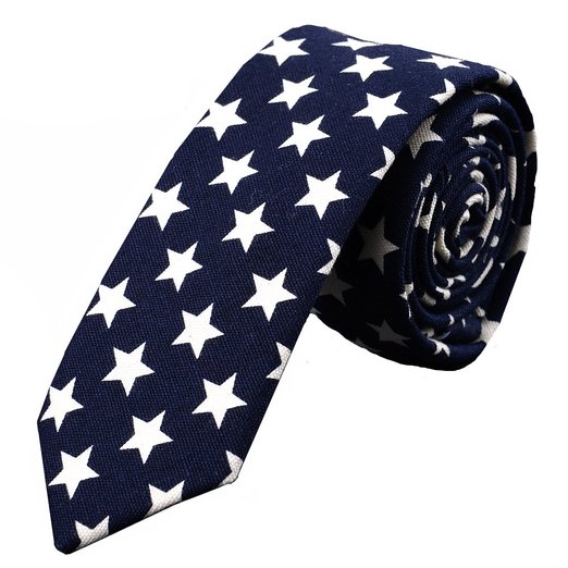 Ysiop Men Printed Cotton Neckties Fashion Skinny Cravat Ties with Gift Box