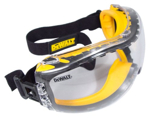 DEWALT DPG82-11 Concealer Clear Anti-Fog Dual Mold Safety Goggle