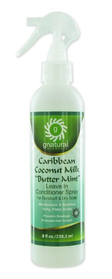 8OZ CARIBBEAN COCONUT MILK "BUTTER MINT" LEAVE IN CONDITIONER SPRAY