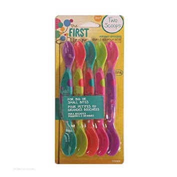 The First Years Double End Infant Boy Spoons (5 Pack)