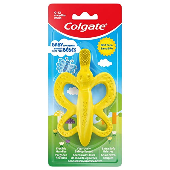 Colgate Baby Butterfly Toothbrush, Extra Soft, 1 Count