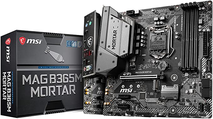 MSI Intel B365 LGA 1151 Support 9th/8th Gen Intel Processors Gigabit LAN DDR4 USB/M.2/HDMI Micro ATX Motherboard (MAG B365M Mortar)