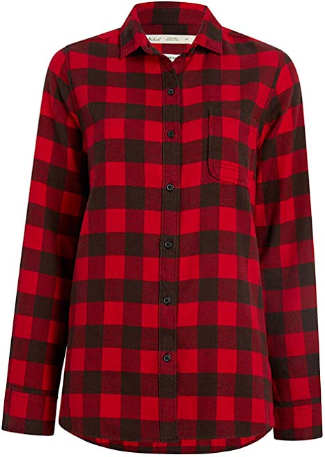 Woolrich Women's Eco Rich Pemberton Boyfriend Flannel Shirt