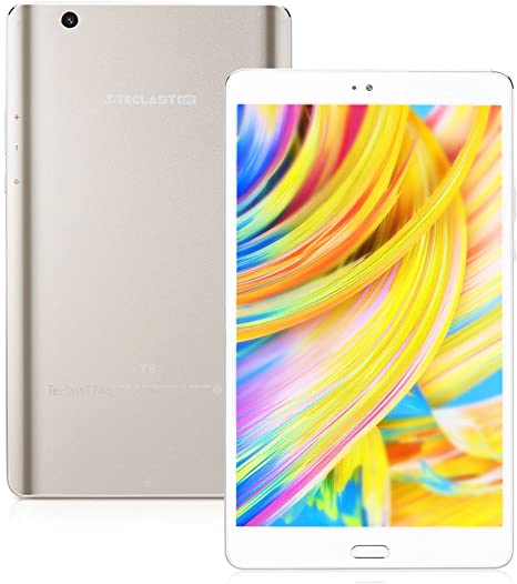 Teclast T8 タブレット Android 7 8.4インチ 2560 x 1600 FHD IPSディスプレイ ヘキサコアMT8176 4GB RAM   64GB ROM デュアルカメラ13MP 8MP デュアルWi-Fi 指紋識別 Bluetooth搭載 (シルバー)