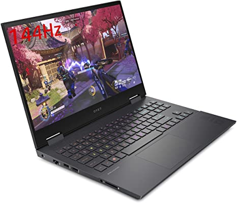 HP OMEN 15-en0008na 15.6 Inch Full HD, 144 Hz Gaming Laptop, AMD Ryzen 7 4800H, 16 GB RAM, 512 GB SSD, NVIDIA GeForce RTX 2060 (6 GB Dedicated) Graphics, Windows 10 Home - Mica Silver