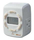 Woods 50029 Indoor 7-Day Astronomical Timer2-Outlet Grounded