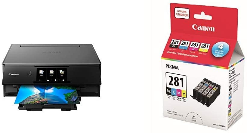 Canon PIXMA TS9120 GY with ink bundle