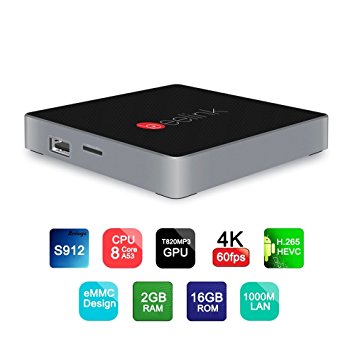 GBlife Beelink GT1 Android 6.0 TV Box Amlogic S912 Bluetooth 4.0 2G/16G Fully Loaded-Support 2.4G   5.8G Dual WiFi