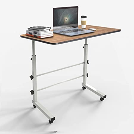 JOISCOPE Multi-Purpose Laptop Table| Study Table| Bed Table| Adjustable Height, Portable for Office, Work Form Home, Class Room Work Station | Kids| DIY Table, Easy to Assemble (Brown)