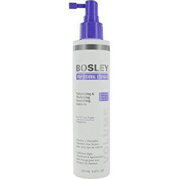 Bosley Volumizing and Thickening Nourishing Leave-in for All Hair Types, 6.8 Ounce