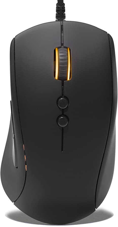 Fnatic Gear Clutch Optical Pro Gaming Mouse (7 Buttons, Ergonomic, Pixart Sensor), Black