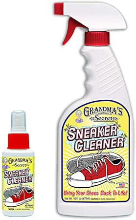 Grandma's Secret Sneaker Cleaner Spray - 16 oz and 3 oz Travel Size Combo