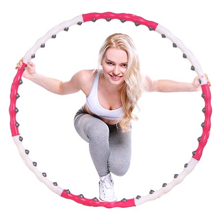 Ancheer Fitness Hula Hoop with 40 Massage Magnet Balls