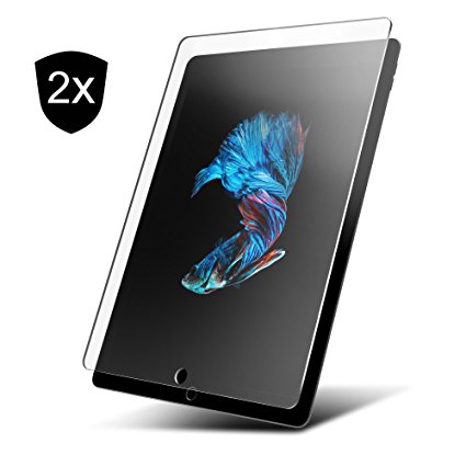 2x iPad Pro 10.5 " Tempered Glass Guard 9H ** Anti-Scratch & Shatter ** Bubble Free Installation ** Precise Fit ** Screen Protector Film by UTECTION® Clear